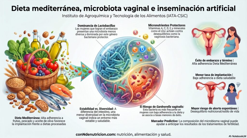 Los hábitos alimentarios podrían convertirse en una herramienta complementaria para mejorar las tasas de éxito de los tratamientos de reproducción asistida.