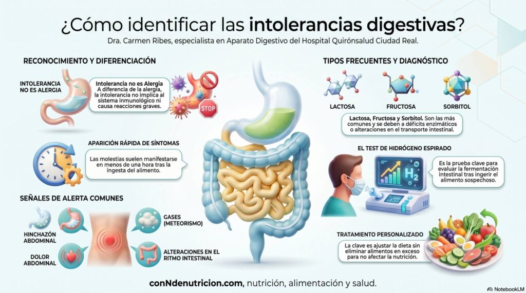 A diferencia de las alergias alimentarias, no implican al sistema inmunológico. Un diagnóstico adecuado permite mejorar la calidad de vida de los pacientes con medidas relativamente sencillas.